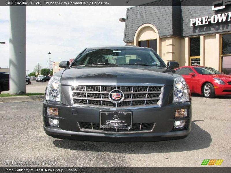 Thunder Gray ChromaFlair / Light Gray 2008 Cadillac STS V8