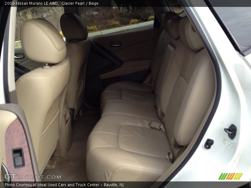 Glacier Pearl / Beige 2009 Nissan Murano LE AWD