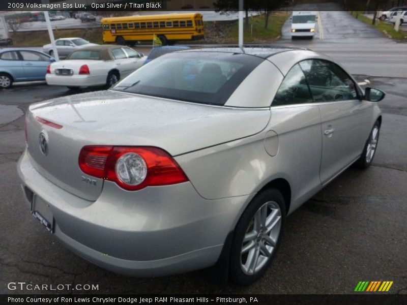 Opal Silver / Titan Black 2009 Volkswagen Eos Lux