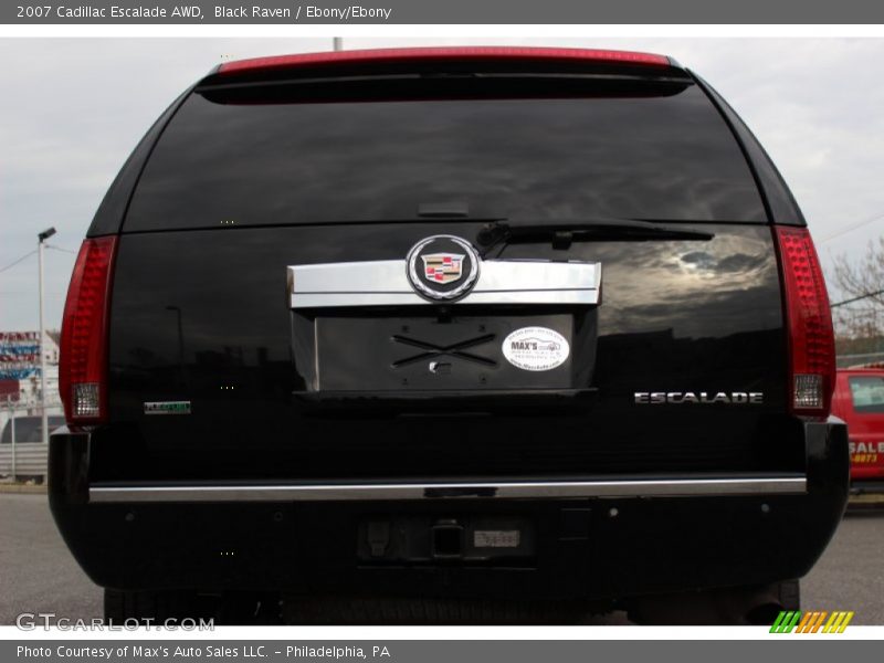 Black Raven / Ebony/Ebony 2007 Cadillac Escalade AWD