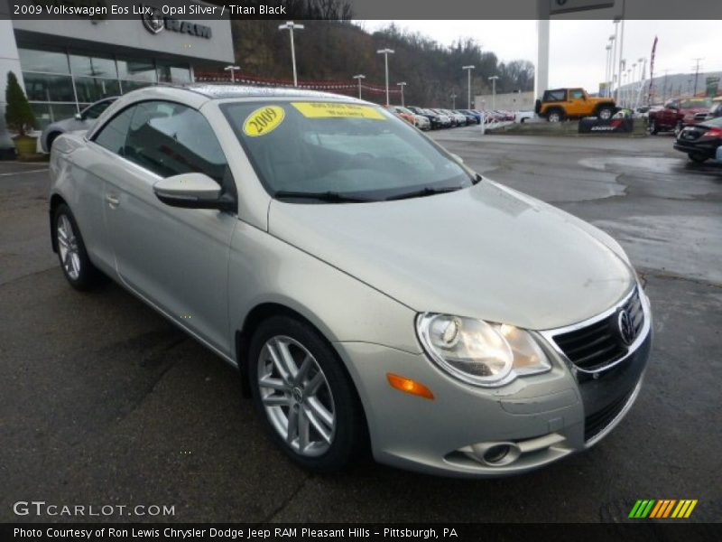 Opal Silver / Titan Black 2009 Volkswagen Eos Lux