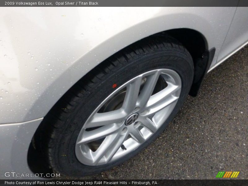 Opal Silver / Titan Black 2009 Volkswagen Eos Lux