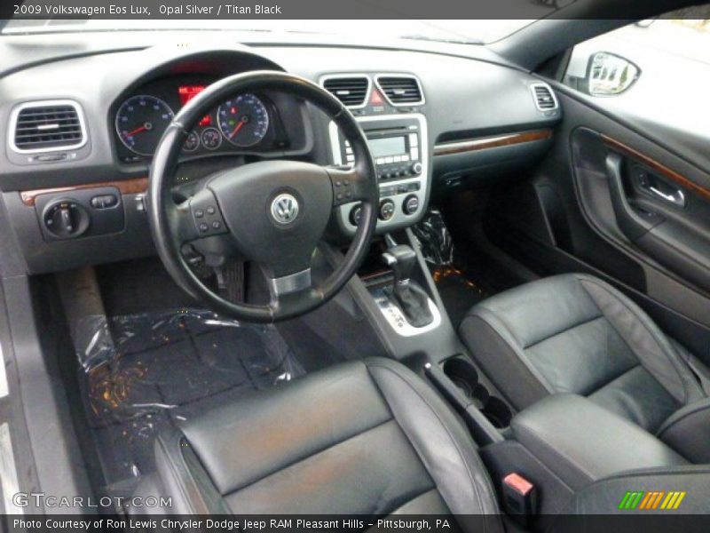 Opal Silver / Titan Black 2009 Volkswagen Eos Lux