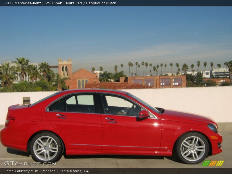 Mars Red / Cappuccino/Black 2013 Mercedes-Benz C 250 Sport