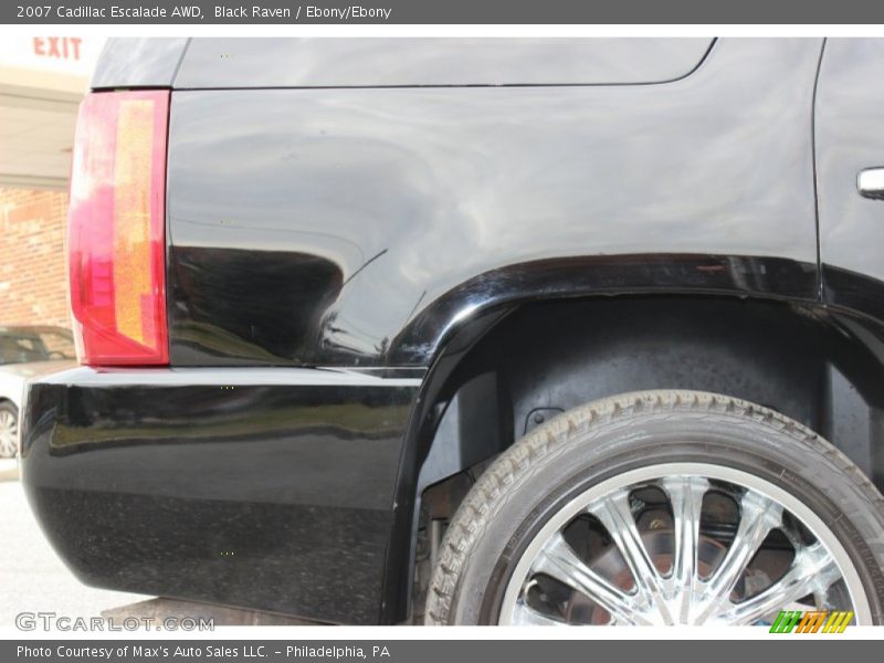 Black Raven / Ebony/Ebony 2007 Cadillac Escalade AWD