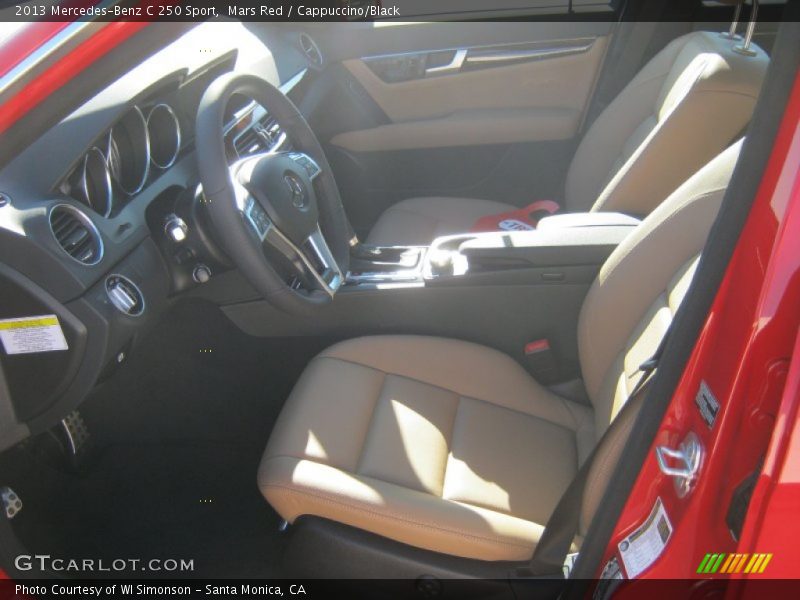 Mars Red / Cappuccino/Black 2013 Mercedes-Benz C 250 Sport