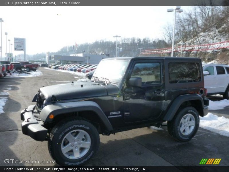 Black / Black 2013 Jeep Wrangler Sport 4x4