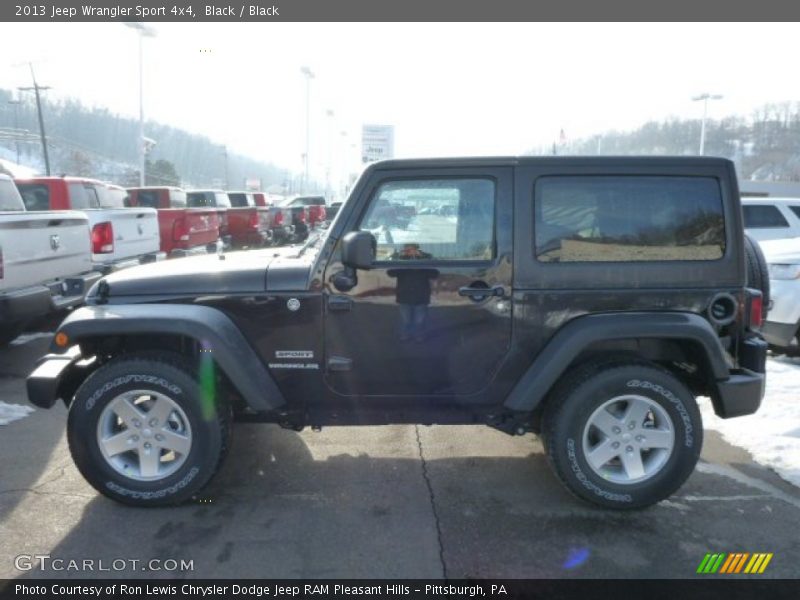 Black / Black 2013 Jeep Wrangler Sport 4x4