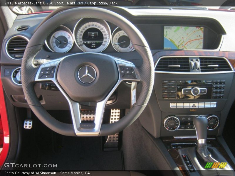Mars Red / Cappuccino/Black 2013 Mercedes-Benz C 250 Sport