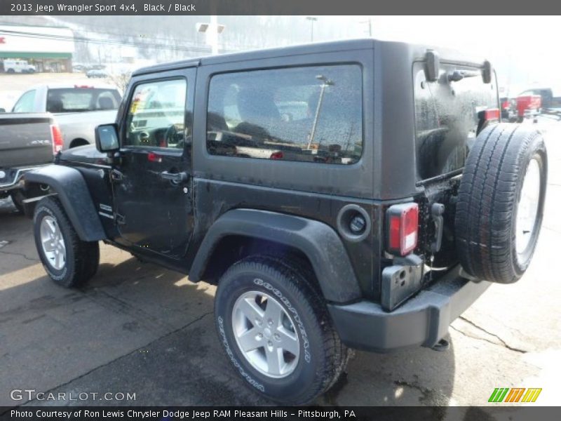 Black / Black 2013 Jeep Wrangler Sport 4x4