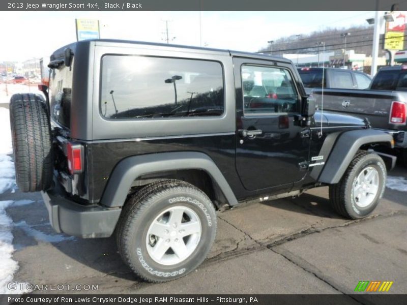 Black / Black 2013 Jeep Wrangler Sport 4x4