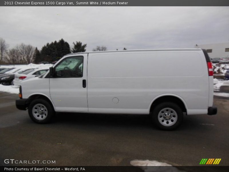Summit White / Medium Pewter 2013 Chevrolet Express 1500 Cargo Van