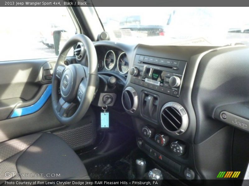 Black / Black 2013 Jeep Wrangler Sport 4x4
