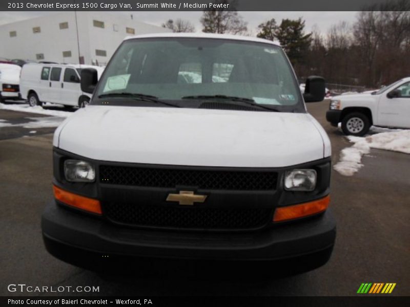 Summit White / Medium Pewter 2013 Chevrolet Express 1500 Cargo Van