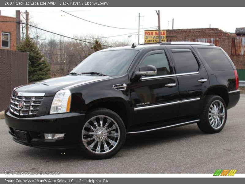 Black Raven / Ebony/Ebony 2007 Cadillac Escalade AWD