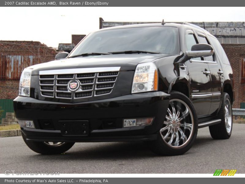 Black Raven / Ebony/Ebony 2007 Cadillac Escalade AWD