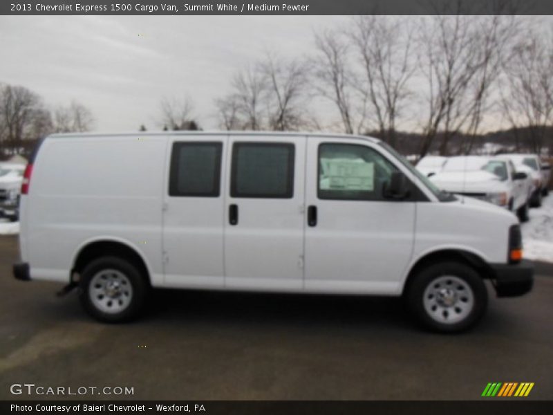 Summit White / Medium Pewter 2013 Chevrolet Express 1500 Cargo Van