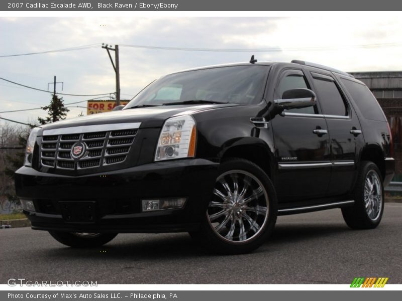 Black Raven / Ebony/Ebony 2007 Cadillac Escalade AWD