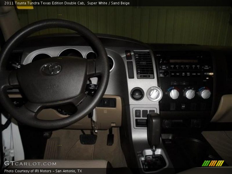 Super White / Sand Beige 2011 Toyota Tundra Texas Edition Double Cab