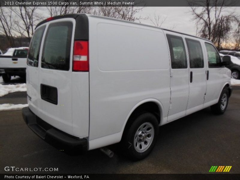 Summit White / Medium Pewter 2013 Chevrolet Express 1500 Cargo Van