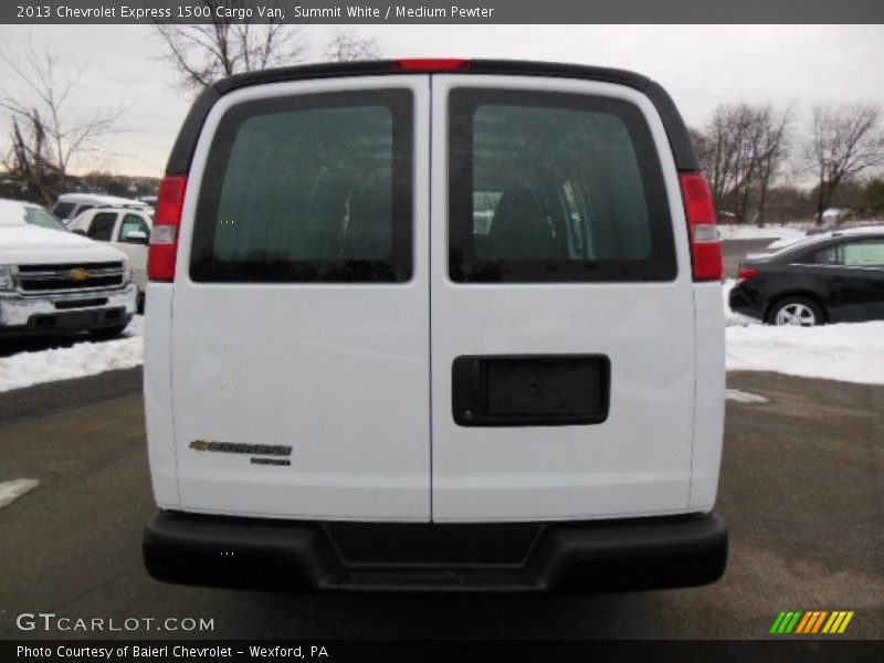 Summit White / Medium Pewter 2013 Chevrolet Express 1500 Cargo Van