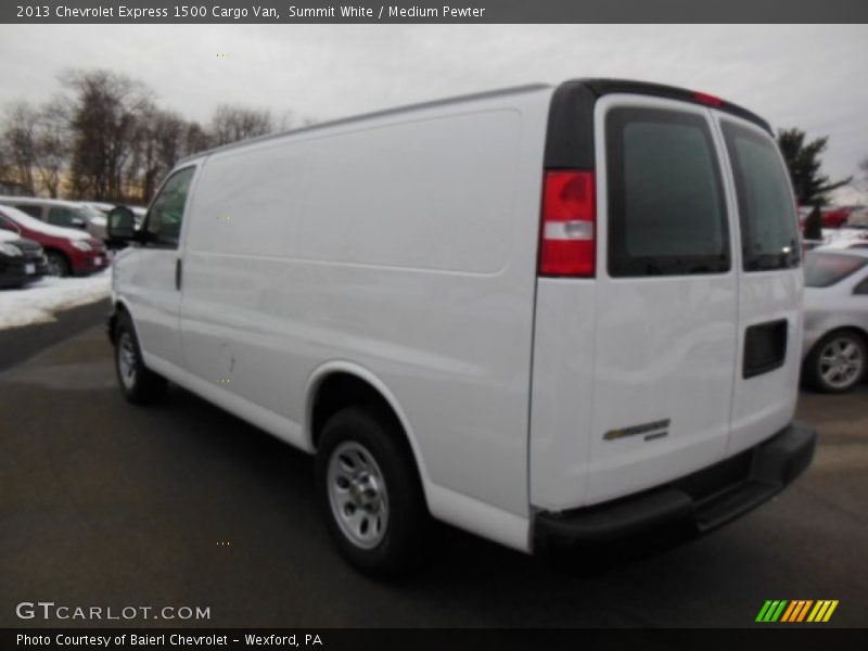 Summit White / Medium Pewter 2013 Chevrolet Express 1500 Cargo Van