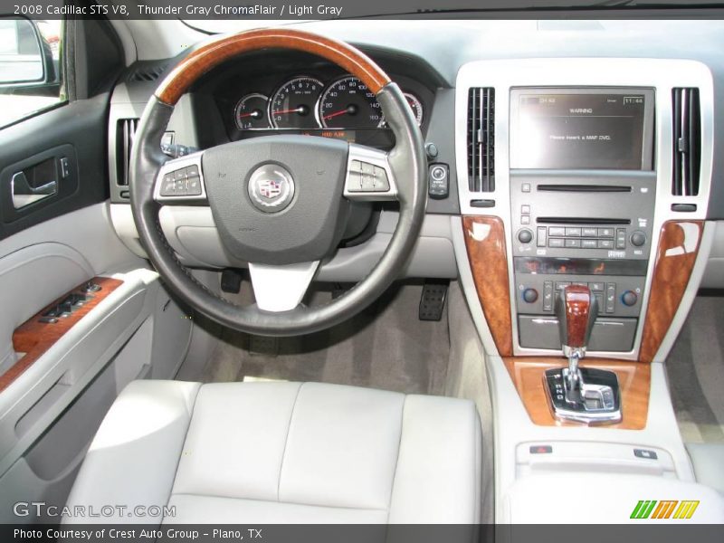 Thunder Gray ChromaFlair / Light Gray 2008 Cadillac STS V8