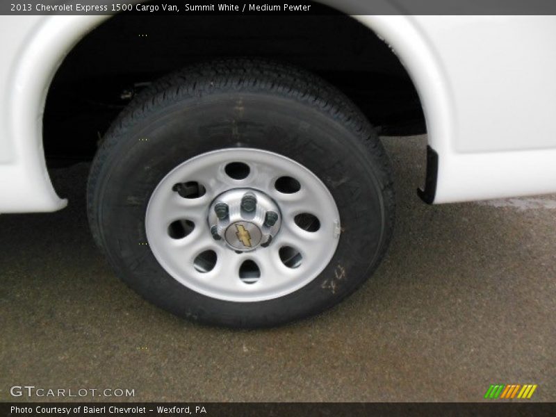 Summit White / Medium Pewter 2013 Chevrolet Express 1500 Cargo Van