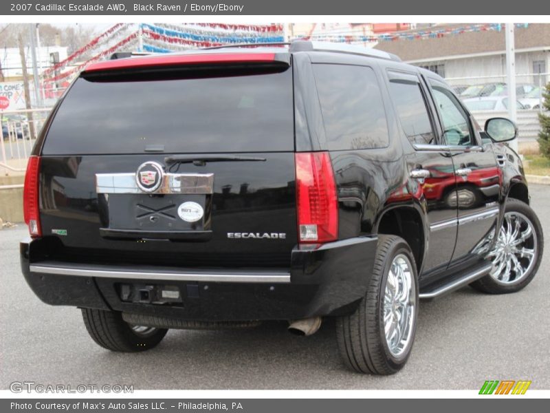 Black Raven / Ebony/Ebony 2007 Cadillac Escalade AWD