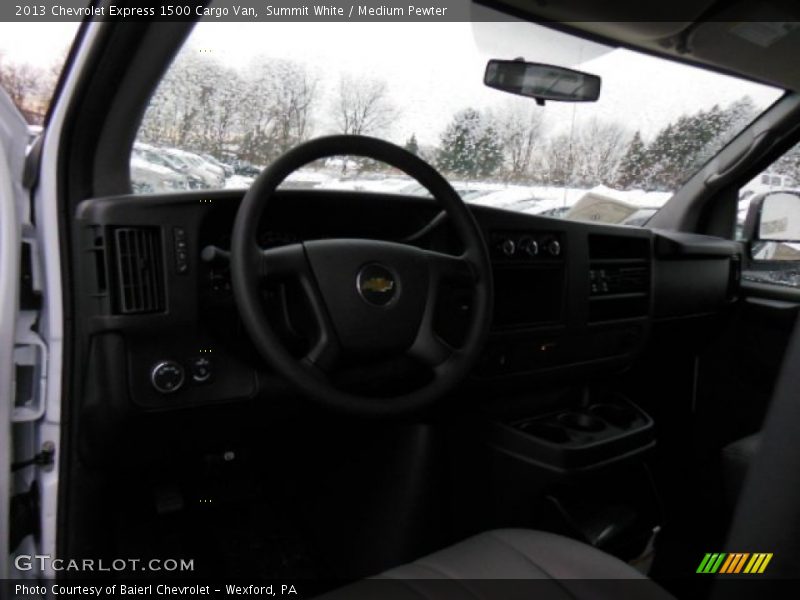 Summit White / Medium Pewter 2013 Chevrolet Express 1500 Cargo Van