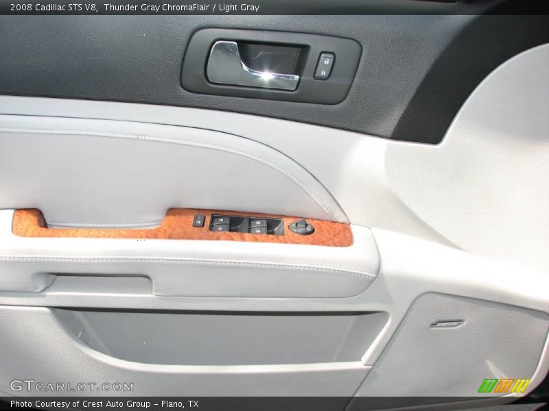 Thunder Gray ChromaFlair / Light Gray 2008 Cadillac STS V8