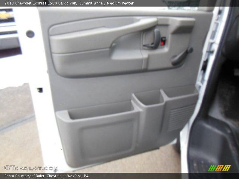 Summit White / Medium Pewter 2013 Chevrolet Express 1500 Cargo Van