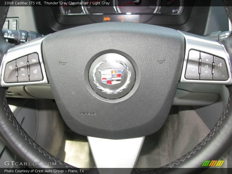 Thunder Gray ChromaFlair / Light Gray 2008 Cadillac STS V8