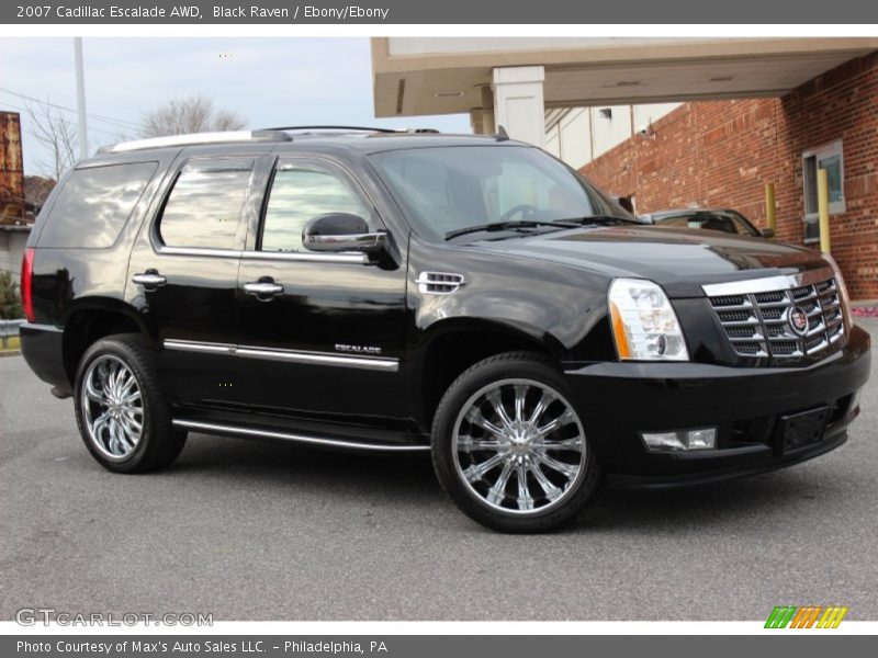 Black Raven / Ebony/Ebony 2007 Cadillac Escalade AWD
