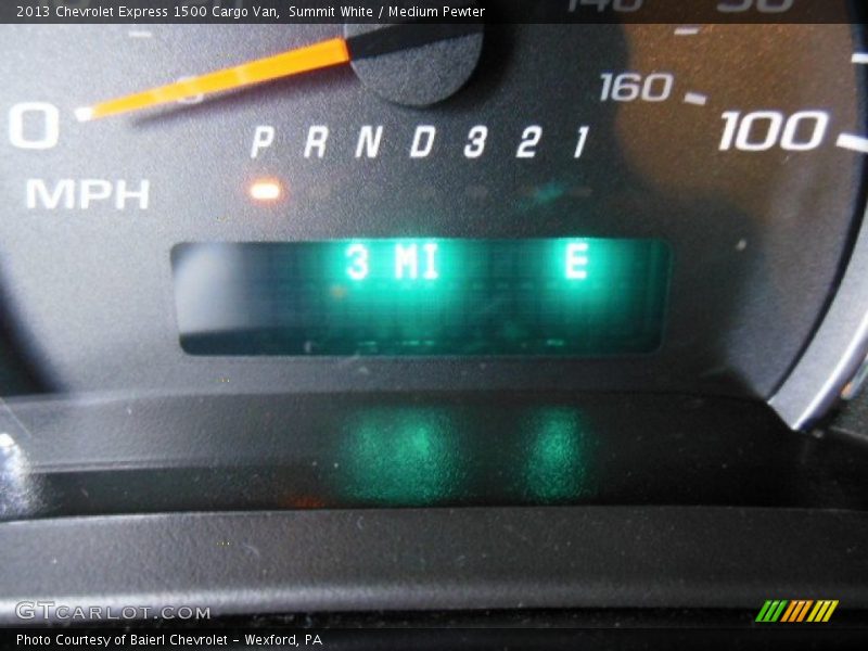 Summit White / Medium Pewter 2013 Chevrolet Express 1500 Cargo Van