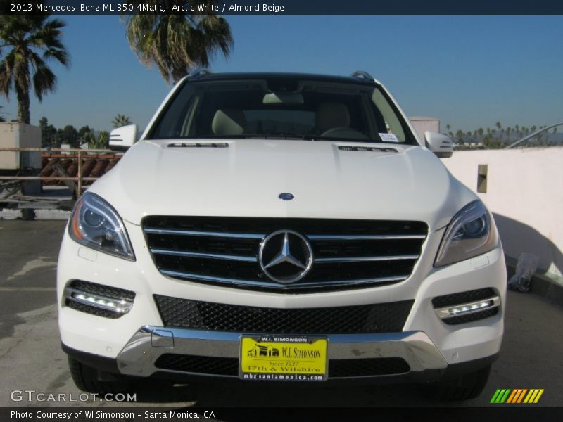 Arctic White / Almond Beige 2013 Mercedes-Benz ML 350 4Matic