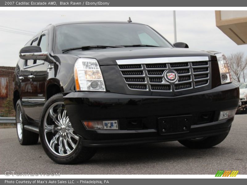 Black Raven / Ebony/Ebony 2007 Cadillac Escalade AWD