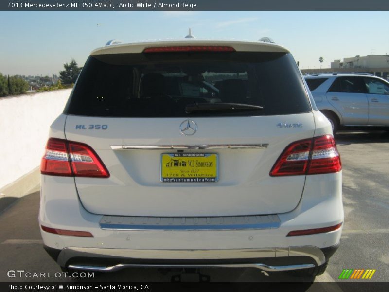 Arctic White / Almond Beige 2013 Mercedes-Benz ML 350 4Matic