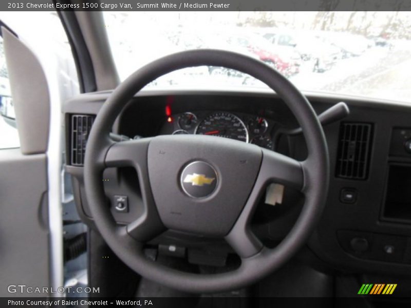 Summit White / Medium Pewter 2013 Chevrolet Express 1500 Cargo Van