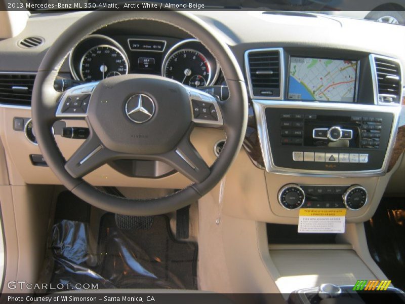 Arctic White / Almond Beige 2013 Mercedes-Benz ML 350 4Matic