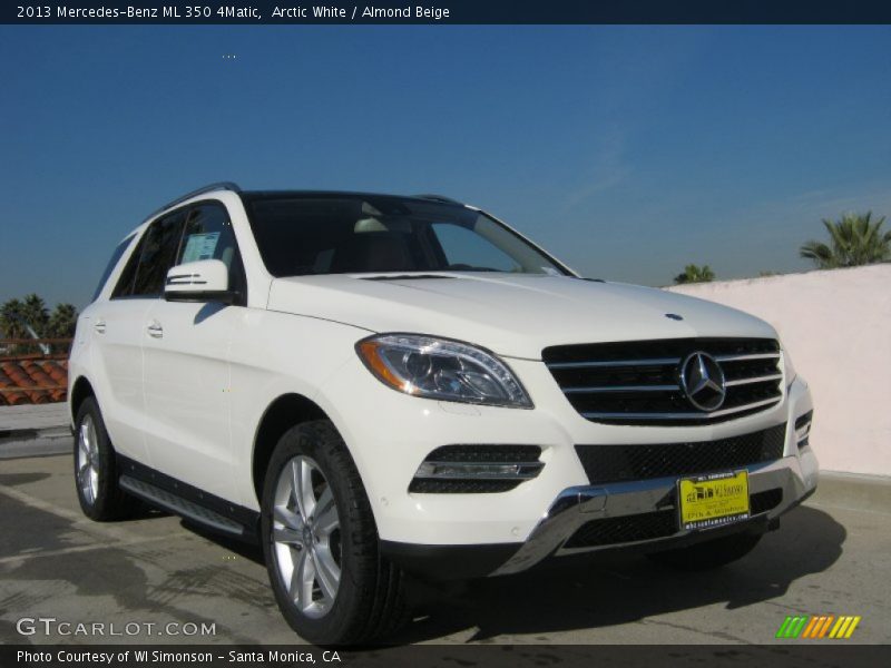 Arctic White / Almond Beige 2013 Mercedes-Benz ML 350 4Matic