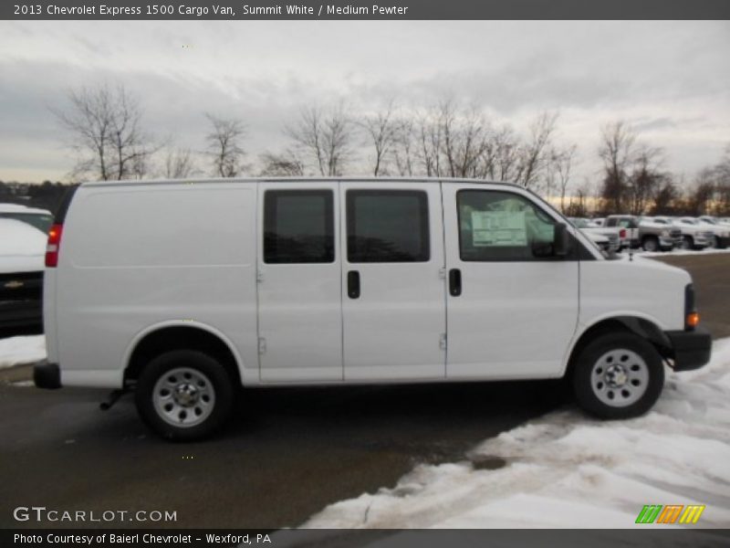 Summit White / Medium Pewter 2013 Chevrolet Express 1500 Cargo Van