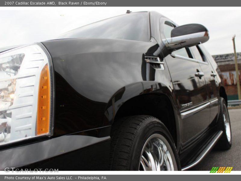 Black Raven / Ebony/Ebony 2007 Cadillac Escalade AWD