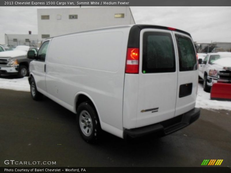 Summit White / Medium Pewter 2013 Chevrolet Express 1500 Cargo Van
