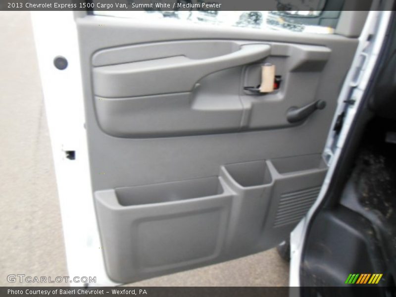 Summit White / Medium Pewter 2013 Chevrolet Express 1500 Cargo Van