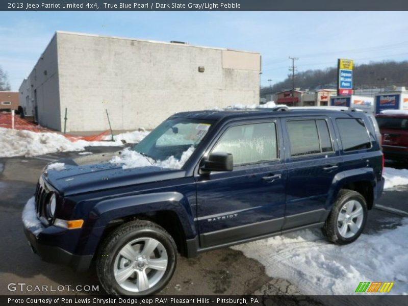 True Blue Pearl / Dark Slate Gray/Light Pebble 2013 Jeep Patriot Limited 4x4