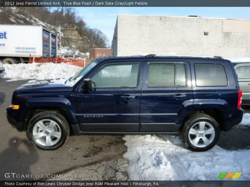 True Blue Pearl / Dark Slate Gray/Light Pebble 2013 Jeep Patriot Limited 4x4