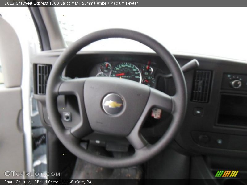 Summit White / Medium Pewter 2013 Chevrolet Express 1500 Cargo Van