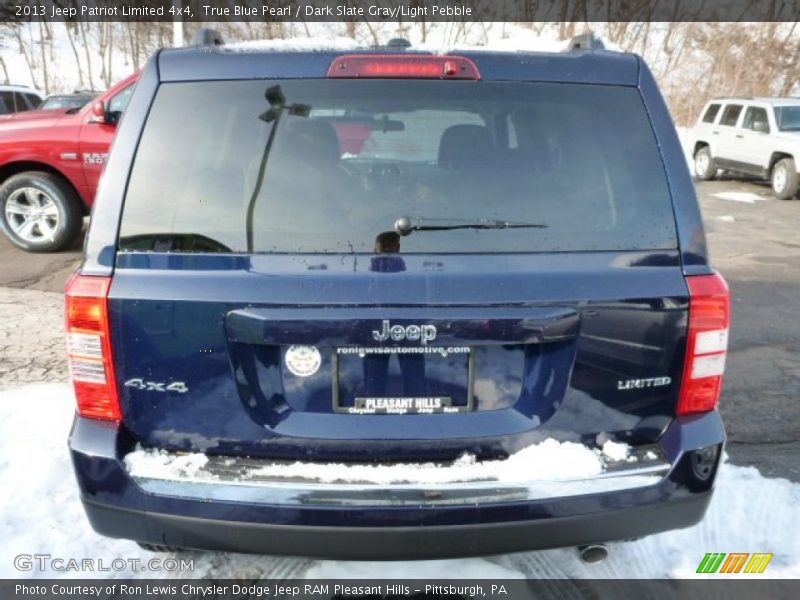 True Blue Pearl / Dark Slate Gray/Light Pebble 2013 Jeep Patriot Limited 4x4