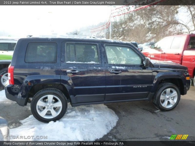 True Blue Pearl / Dark Slate Gray/Light Pebble 2013 Jeep Patriot Limited 4x4